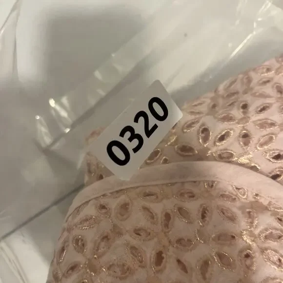 Susan Graver Style Women's Eyelet Embroidered Pink Jacket XL Event Spring Floral - Picture 11 of 11